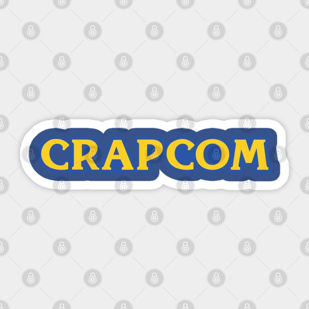 CRAPCOM Sticker by Strider